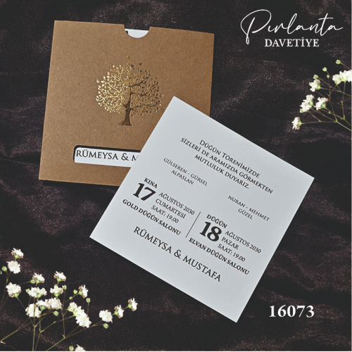 Pırlanta Davetiye -16073