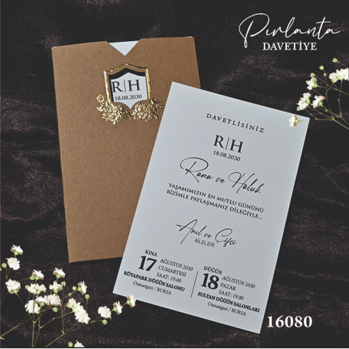 Pırlanta Davetiye -16080