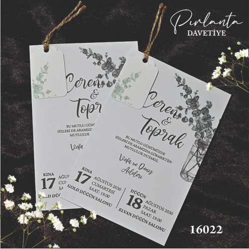 Pırlanta Davetiye -16022