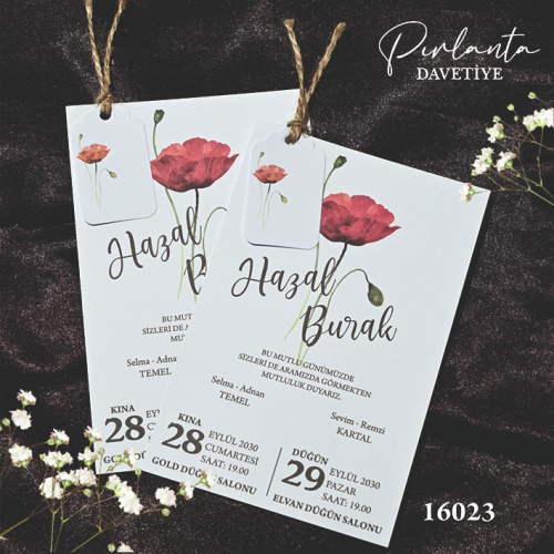 Pırlanta Davetiye -16023