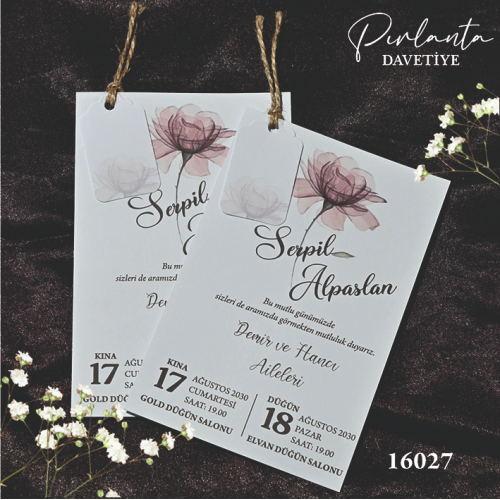 Pırlanta Davetiye -16027