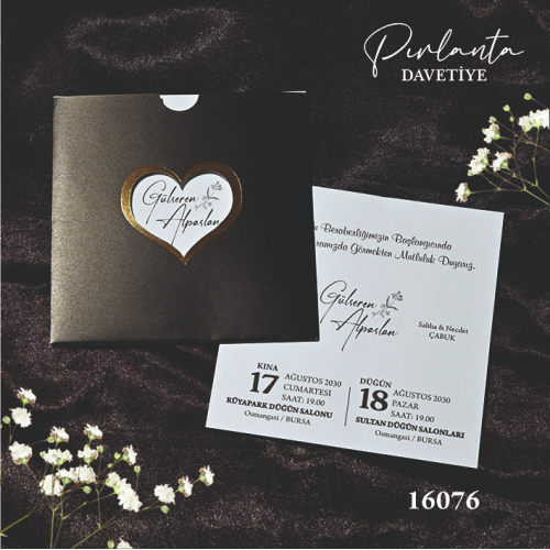 Pırlanta Davetiye -16076