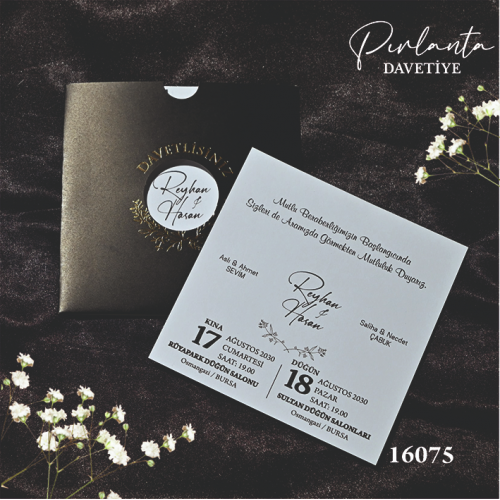 Pırlanta Davetiye -16075